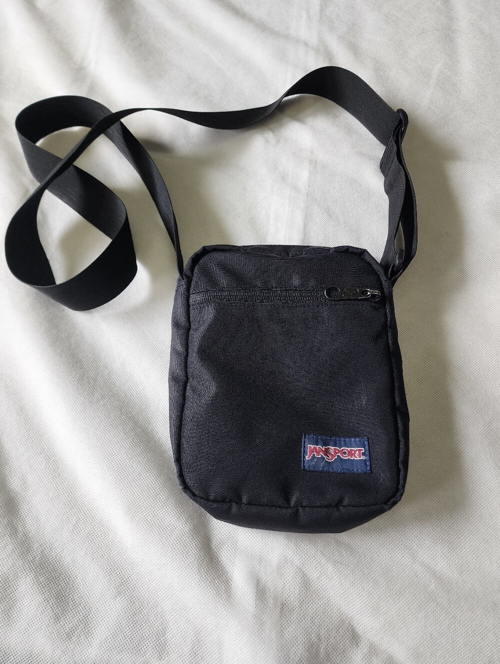 Jansport Black Compact Crossbody Weekender Mini Bag